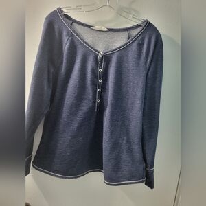Old Navy Navy Buttoned